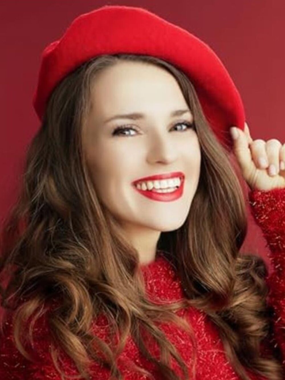 French Wool Beret Hats Solid Color Classic Beanie Winter Red Cap Painter Berets - Picture 5 of 16